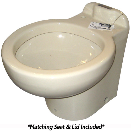 Raritan Marine Elegance - Household Style - Bone - Remote Intake Pump - Smart Toilet Control - 12v 220AHR012