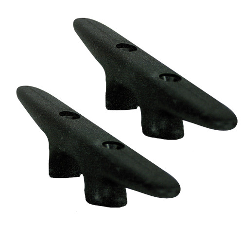 Whitecap Black Nylon Cleat 6" Pair 3421BP