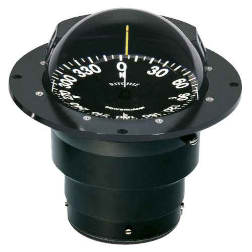 Ritchie FB-500 Globemaster Compass - Flush Mount - Black - 12V - 5 Degree Card FB-500