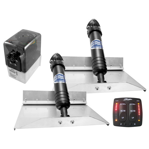 Bennett Trim Tab Kit 12" x 9" w/Electronic Indicator Control Switch 129EIC