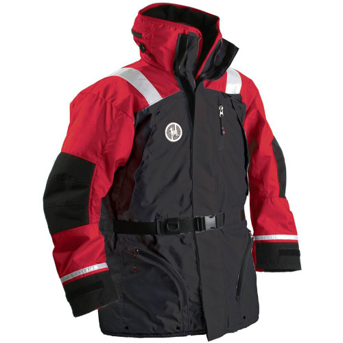 First Watch AC-1100 Flotation Coat - Red/Black - Large AC-1100-RB-L