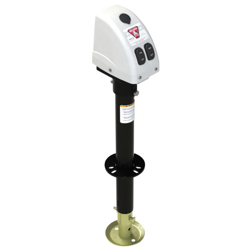 Bulldog 3,500lbs A-Frame RV Jack w/Powered Drive - 12V - White Cover 500188