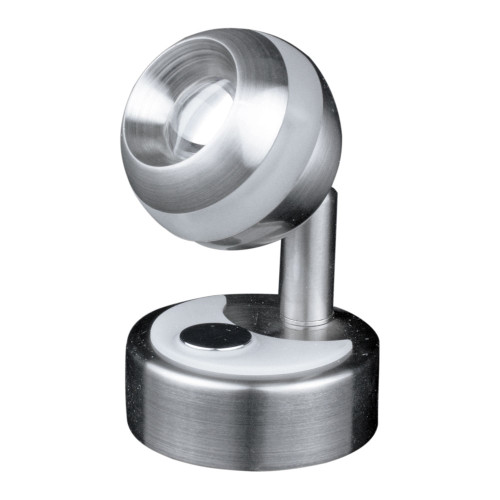 Lunasea Wall Mount LED Light w/Clear Ring & Touch Dimming - Warm White/Brushed Nickel Finish LLB-33RW-81-OT
