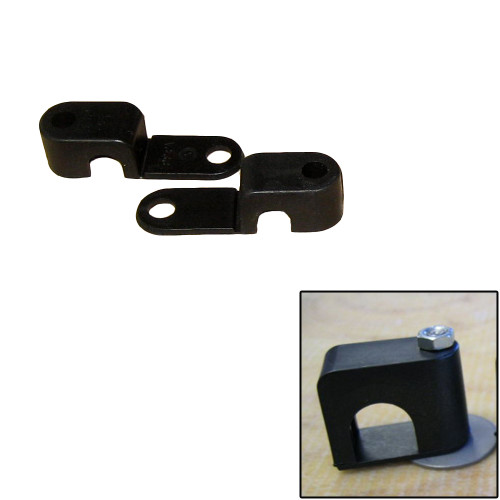 Weld Mount Single Poly Clamp f/1/4" x 20 Studs - 3/8" OD - Requires 1" Stud - Qty. 25 60375