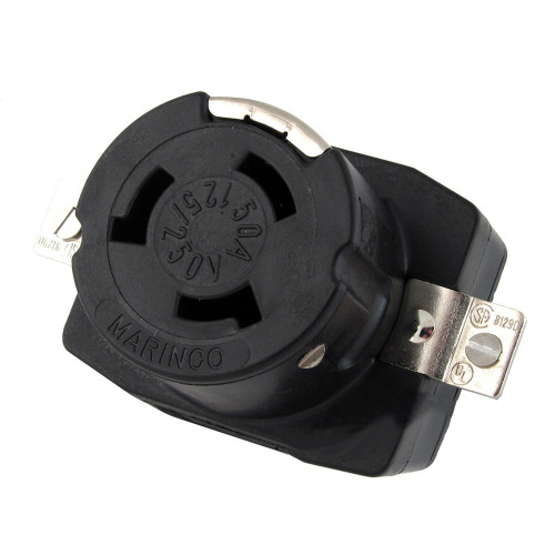 Marinco 6369CR 125/250V 50Amp Wire Dockside Receptacle 6369CR