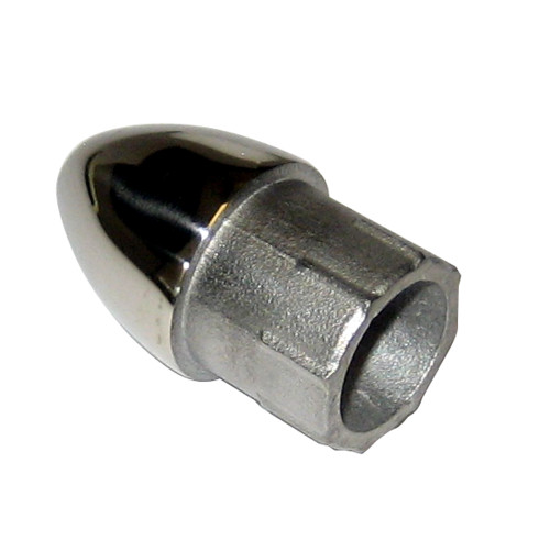 Whitecap Bullet End - 316 Stainless Steel - 7/8" Tube O.D. 6229C