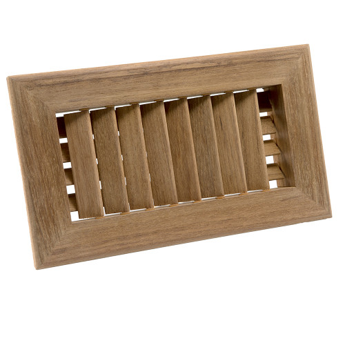 Whitecap Teak Air Conditioning Vent - 9-3/4" x 5-3/4" x 1-1/2" 60629