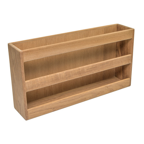 Whitecap Teak Double-Wide Magazine Rack 62508