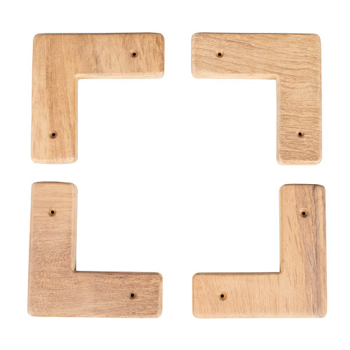 Whitecap Teak Cooler/Box Chocks - 4 Pack 60329