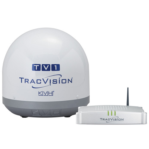 KVH TracVision TV1 w/IP-Enabled TV-Hub &amp; Linear Universal Single-Output LNB 01-0366-02