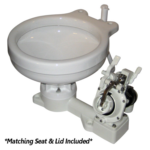 Raritan Fresh Head - Fresh Water Flush - Manual - Household Style - Right Hand Operation 25H00