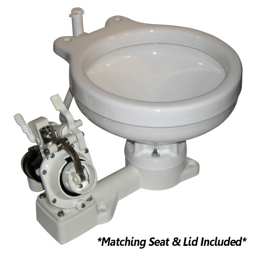 Raritan Fresh Head - Fresh Water Flush - Manual - Household Style - Left Hand Operation 25H00L