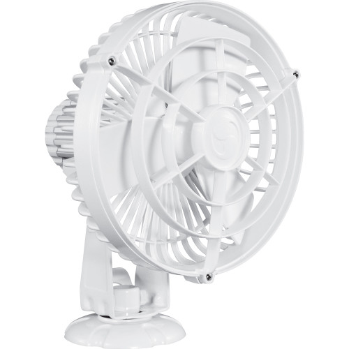 SEEKR by Caframo Kona 817 24V 3-Speed 7" Waterproof Fan - White 817CA24WBX
