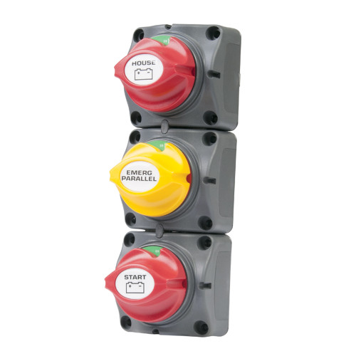 BEP Battery Distribution Cluster f/Single Engine w/Two Dedicated Battery Banks - Vertical Mount 715-V