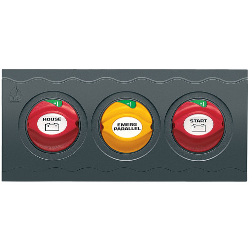 BEP Contour Connect 3 Battery Switch Panel w/3 Disconnects CC-810