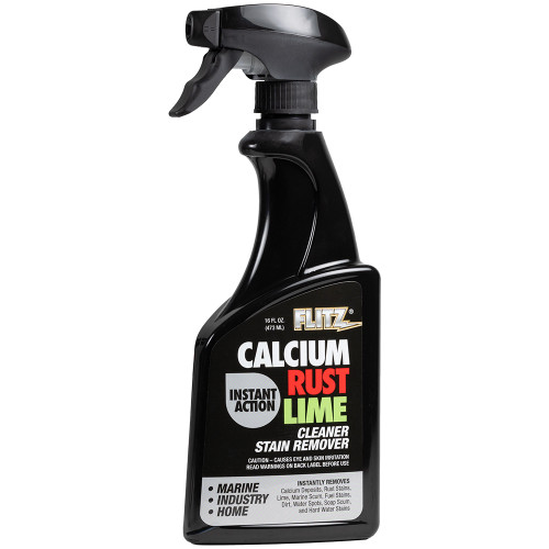 Flitz Instant Calcium, Rust & Lime Remover - 16oz Spray Bottle CR 01606