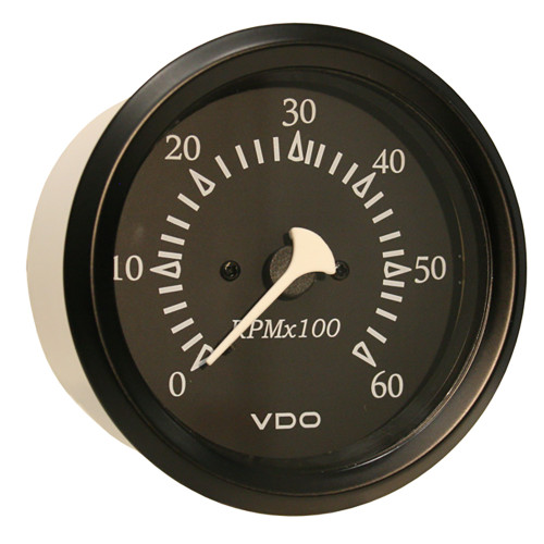 VDO Cockpit Marine 85mm (3-3/8") Sterndrive Tachometer - Black Dial/Bezel 333-11798