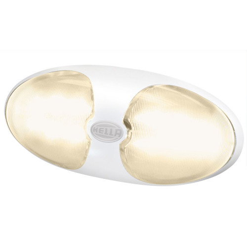 Hella Marine DuraLED 12 Interior/Exterior Lamp - Warm White LED - White Housing 959700701