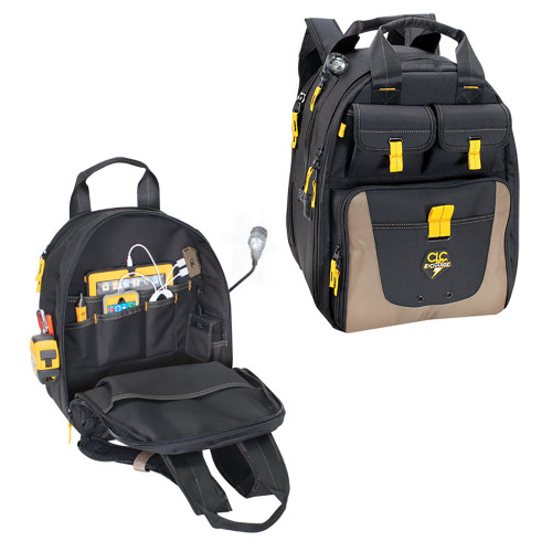 CLC ECPL38 E-Charge Lighted USB Charging Tool Backpack ECPL38
