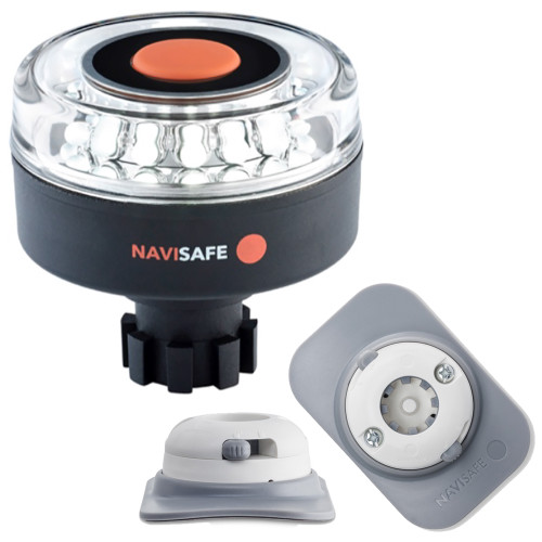 Navisafe Navilight 360&deg; 2NM w/Navibolt Base &amp; RIB Mount - White 042KIT4