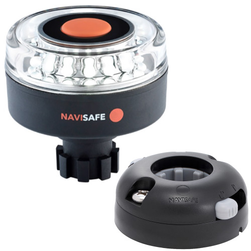 Navisafe Navilight 360&deg; 2NM w/Navibolt Base &amp; Horizontal Mount - Black 042KIT7