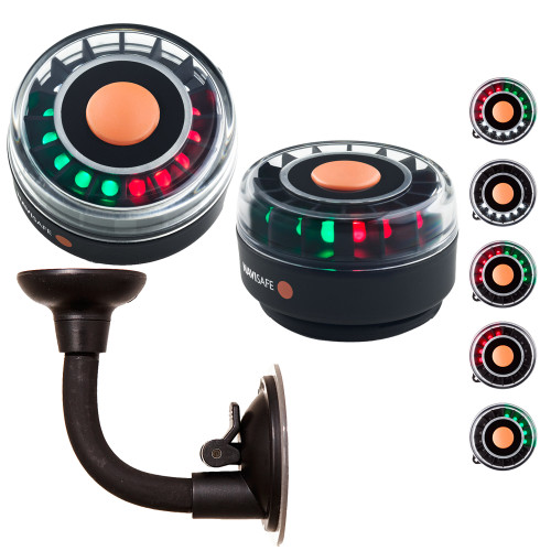 Navisafe Portable Navilight 2NM - TriColor w/Bendable Suction Cup Mount 305KIT2