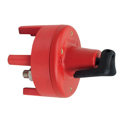 Perko Dual Battery Switch w/Mounting Ring &amp; Legs - Bulkhead Mount 8521DP