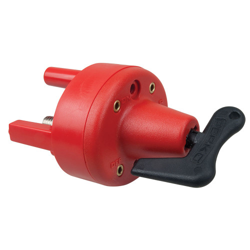 Perko Single Battery Disconnect Switch w/Mounting Ring &amp; Legs - Bulkhead Mount 9621DP