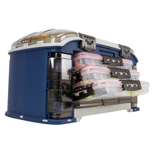 Plano Elite&trade; Series Angled Tackle System 3700 - Blue 797010