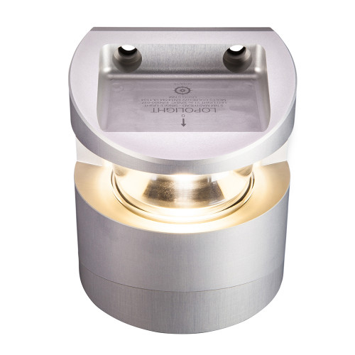 Lopolight Series 300-037 - Masthead Light - 5NM - Vertical Mount - White - Silver Housing 300-037