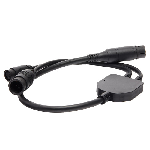 Raymarine Adapter Cable - 25-Pin to 9-Pin &amp; 8-Pin - Y-Cable to DownVision &amp; CP370 Transducer to Axiom RV A80494