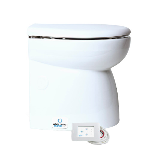 Albin Group Marine Toilet Silent Premium - 24V 07-04-015