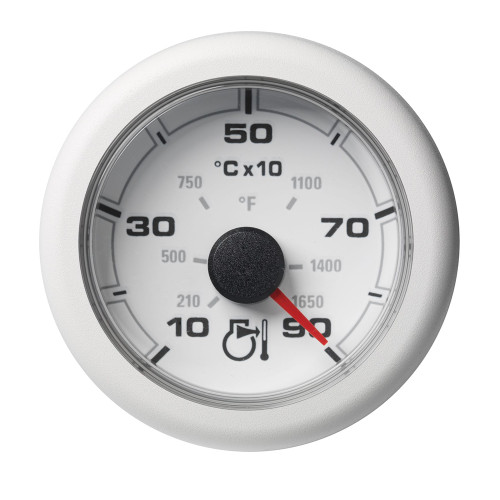 Veratron 52MM (2-1/16") OceanLink Pyrometer Gauge (900&deg; C/1650&deg; F) - White Dial &amp; Bezel A2C1349710001