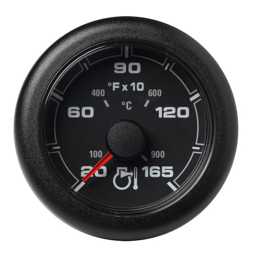 Veratron 52MM (2-1/16") OceanLink Pyrometer Gauge (1650&deg; F/900&deg; C) - Black Dial &amp; Bezel A2C1349700001