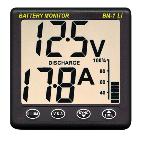 Clipper BM-1 LI Battery Monitor f/12V Lithium BM-1 LI