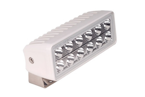 Lumitec Maxillume H60 Flood White LED Trunnion Mount White Finish 12/24V 101334