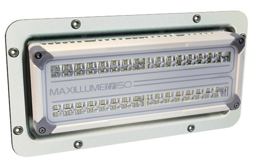 Lumitec Maxillume tr150 Flood White LED Semi-Recessed White Housing 12/24v 101414