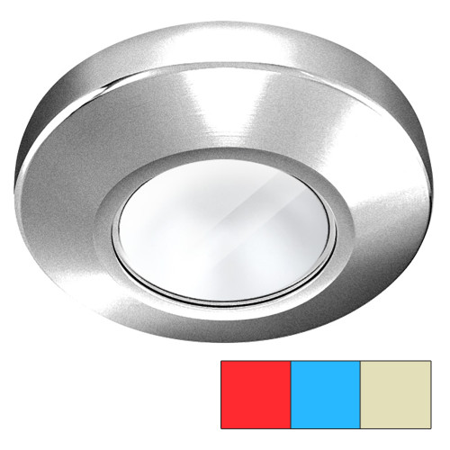i2Systems Profile P1120 Tri-Light Surface Light - Red, Warm White &amp; Blue - Brushed Nickel Finish P1120Z-41HCE