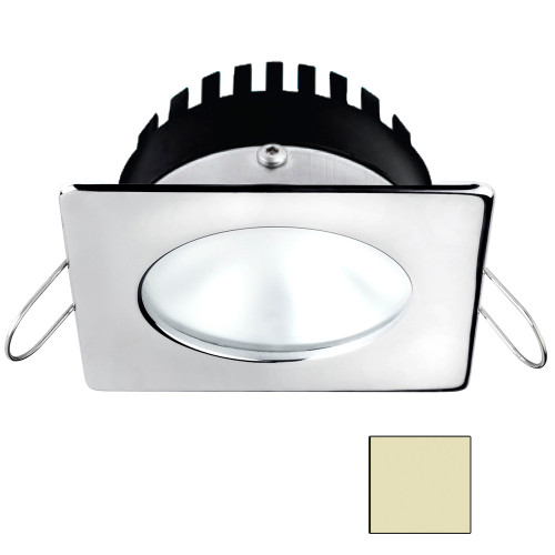 i2Systems Apeiron A506 6W Spring Mount Light - Square/Round - Warm White - Polished Chrome Finish A506-12CBBR