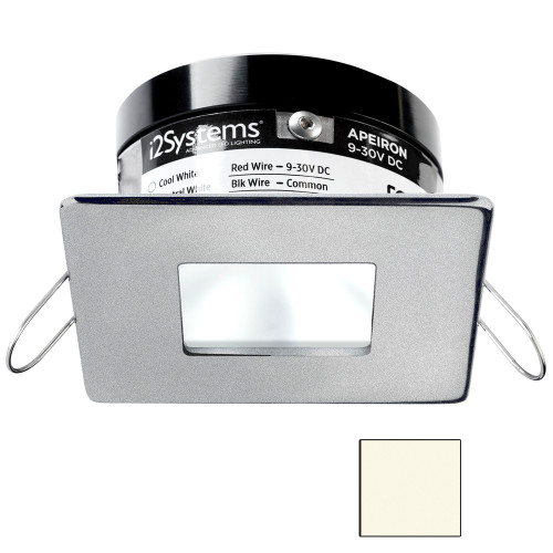 i2Systems Apeiron PRO A503 - 3W Spring Mount Light - Square/Square - Neutral White - Brushed Nickel Finish A503-44BBD