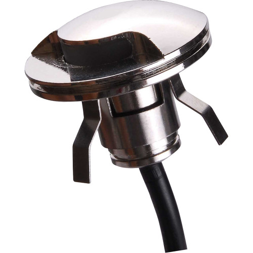 Lunasea 316 Polished Stainless Steel LED Waterproof Courtesy Light - Warm White - 12VDC Only LLB-57WW-01-00