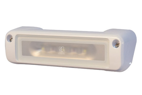 Lumitec Perimeter Flood Light White/Red LED White Finish 12/24v 101477