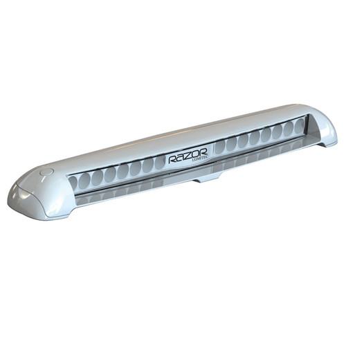 Lumitec Razor Spot Light Bar Flush Mount White LED White Housing 12/24v 101587