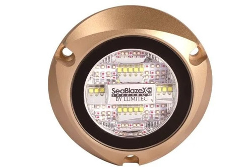 Lumitec Seablaze X2 Spectrum RGBW LED Surface Mount Bronze Housing 12/24v 101515