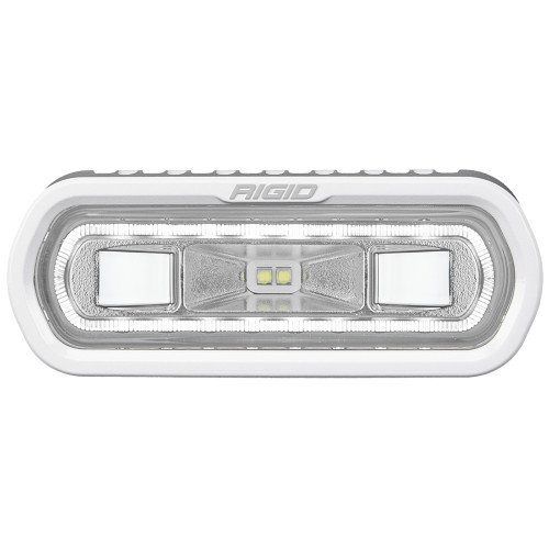RIGID Industries SR-L Series Marine Spreader Light - White Surface Mount - White Light w/White Halo 51100