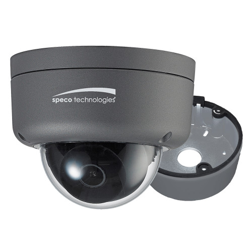 Speco 2MP Ultra Intensifier&reg; HD-TVI Dome Camera 3.6mm Lens - Dark Grey Housing w/Included Junction Box HID8