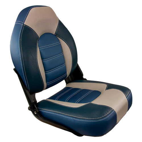 Springfield Skipper Premium HB Folding Seat - Blue/Grey 1061069-B
