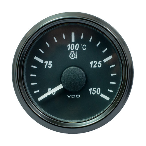 VDO SingleViu 52mm (2-1/16") Oil Temp. Gauge - Euro - 150&deg; C - 322-18 Ohm A2C3833390030