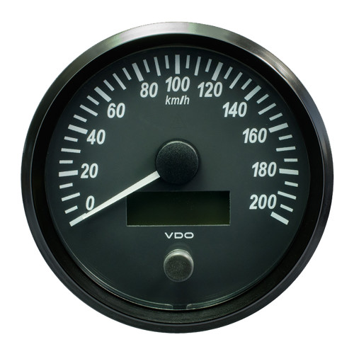 VDO SingleViu 100mm (4") Speedometer - 200 KM/H A2C3832840030