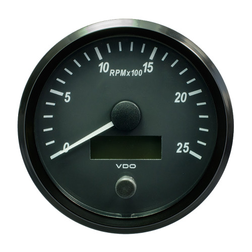 VDO SingleViu 100mm (4") Tachometer - 2500 RPM A2C3832820030